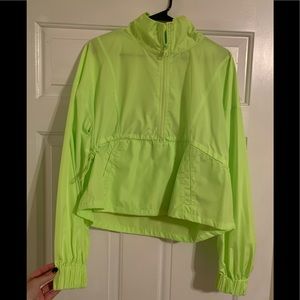 Zara rain jacket quarter zip